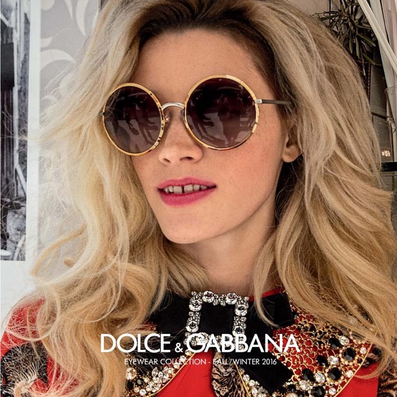 🌺Dolce&Gabbana🌺 Rose Pink Circular Sunglasses - Picture 4 of 12